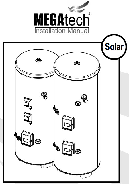 Megatech Solar unvented mains pressure water heater